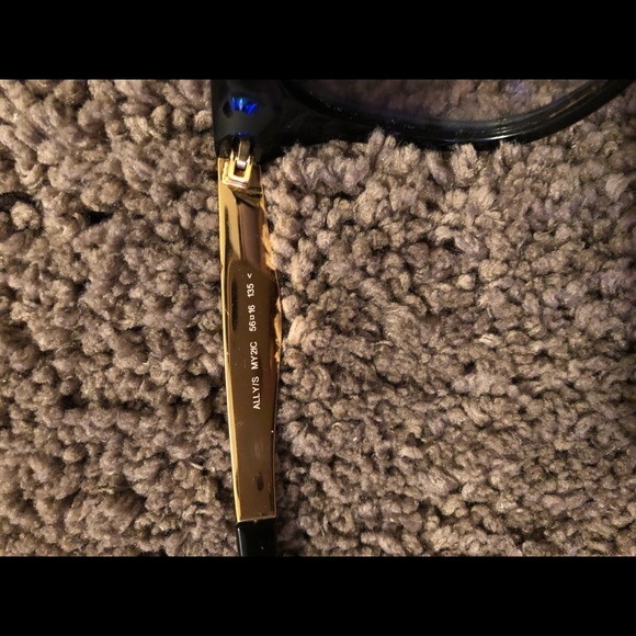 Jimmy Choo Sunglasses **Ally** Black and Gold - Picture 6 of 8